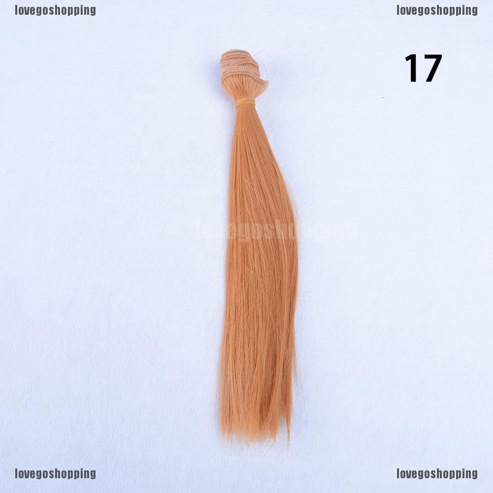 25cm*100cm High-temperature Wire DIY Straight Hair Wig Piece1/3 1/4 1/6 BJD Doll