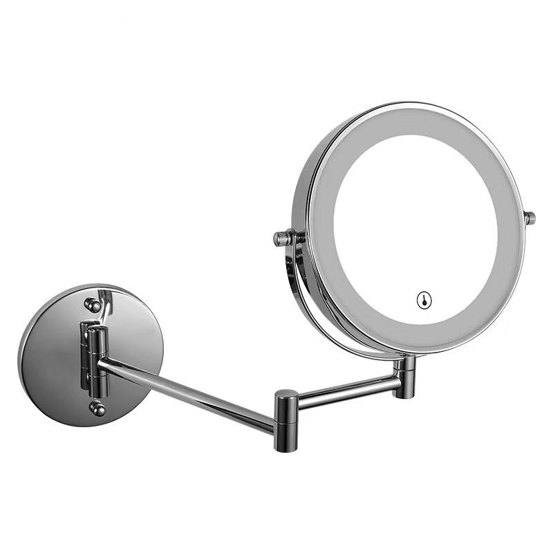 Led Makeup Mirror With Light Folding, 60 Vanity Mirror White 10x 1x Magnification