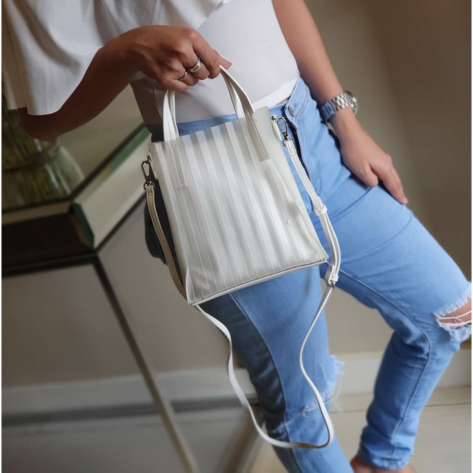 translucent tote bag charles and keith