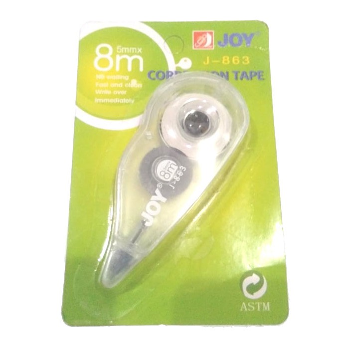 JOY Correction Tape 8 m J 863 8 meter correction tape Shopee