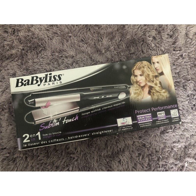 BaByliss Sublim' Touch 2-in-1 hair straightener/curler | Shopee Philippines