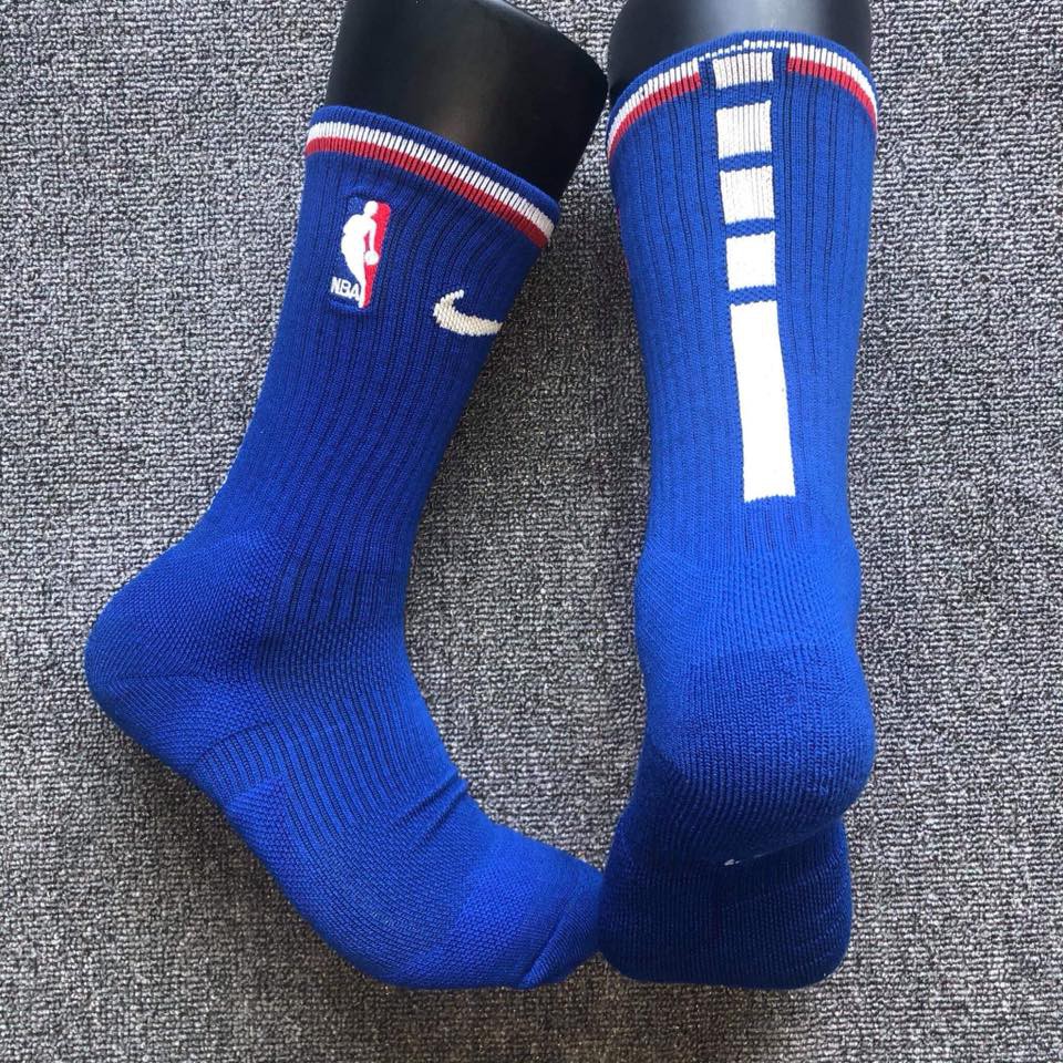 blue nike basketball socks