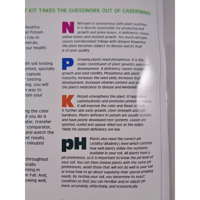 Quick Soil Testing Luster Leaf 1601 Rapitest Test Kit For Soil Ph Nitrogen Phosphorus Potash Shopee Philippines