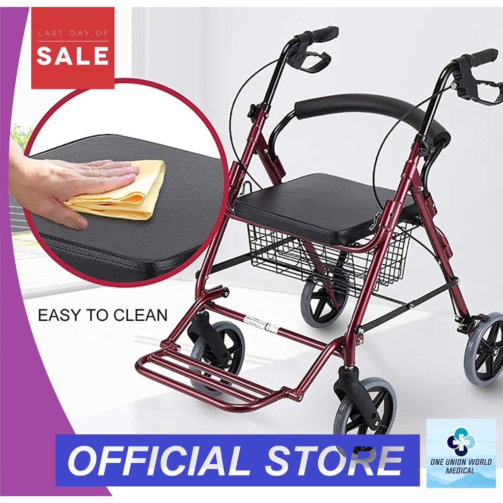 Rollator Walker with Footrest Medical Rollator Walker with Footrest