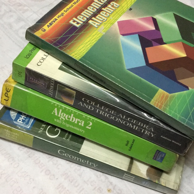 High School Math Books / Algebra Geometry Trigonometry ...