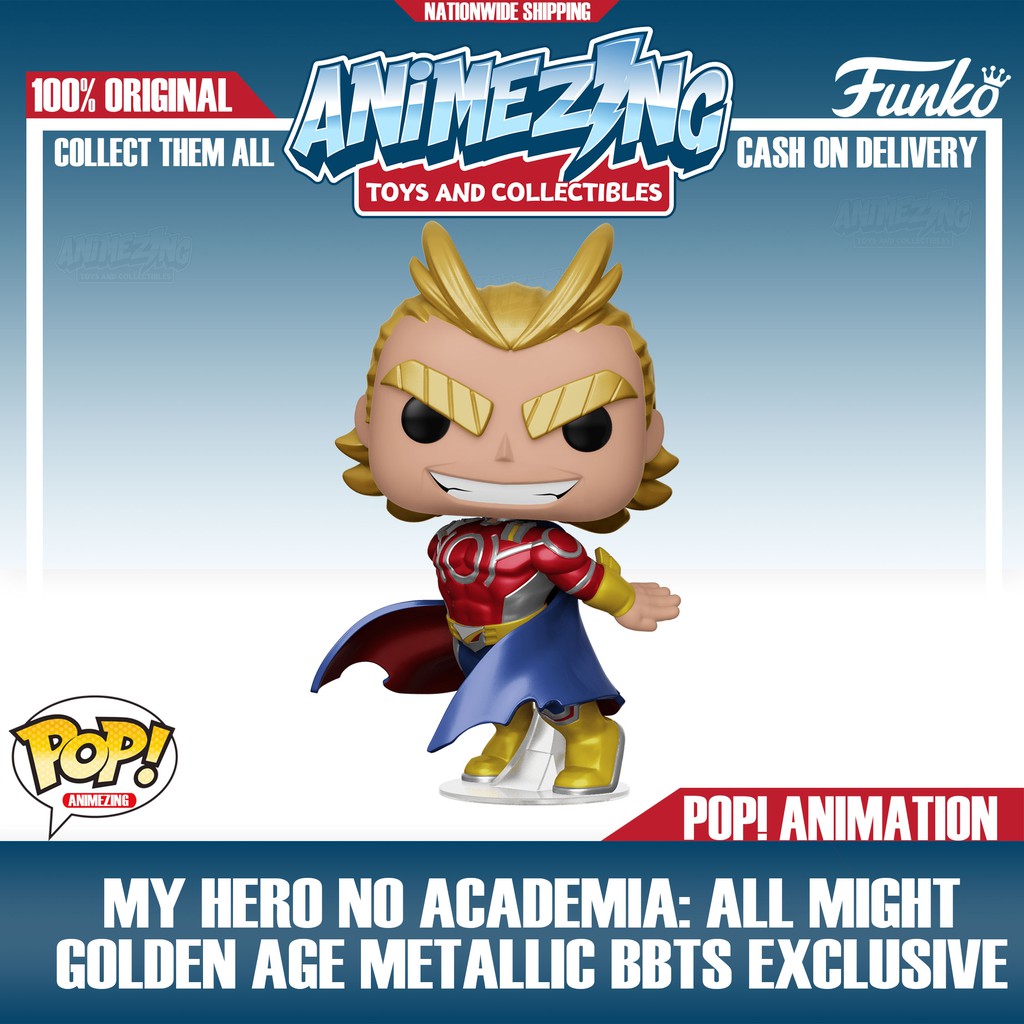 metallic all might funko pop