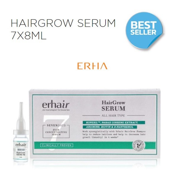 Erha21 Erha Erhair Hairgrow Serum 7x8ml Hair Growth Serum Overcome Loss Original Bpom Shopee Philippines