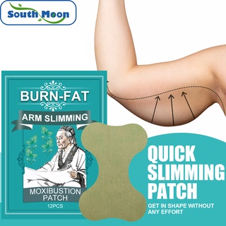 12pcs Thin Arm Moxibustion Paste Slimming Down Hot Compress Stickers Slimming Products to Burn Fat Lose Weight Patch