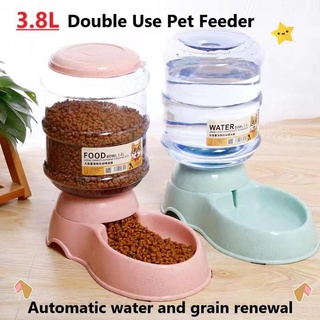 （hot）3.8 L Pet/ Dog/CAT Large-capacity Automatic water/feeder ,Automatic water/food Dispenser