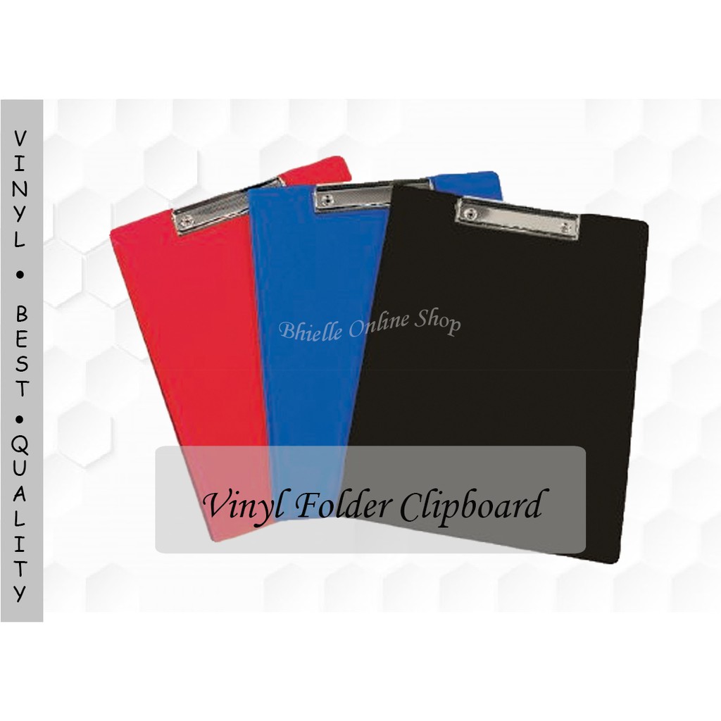 Vinyl Folder Clipboard Short/Long Keeps Paper Protected Shopee
