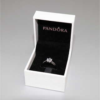 Promise Ring with Box Diamond Ring Pandora Ring with Box Engagement Ring Wedding Ring Adjustable Promise Ring