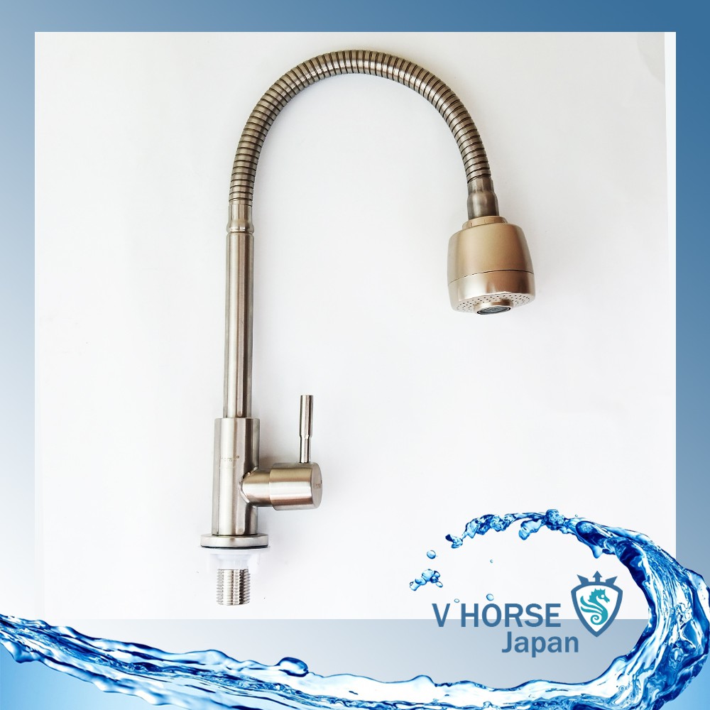 vhorse 304 stainless 360° flexble kitchen sink faucet#VH-8051/57B