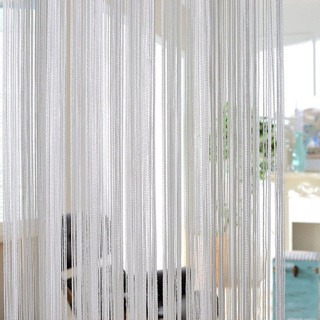 String Door Curtain Room Divider Window Panel Tassel Fringe Beads