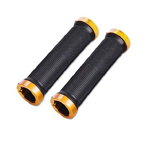 gold bike grips