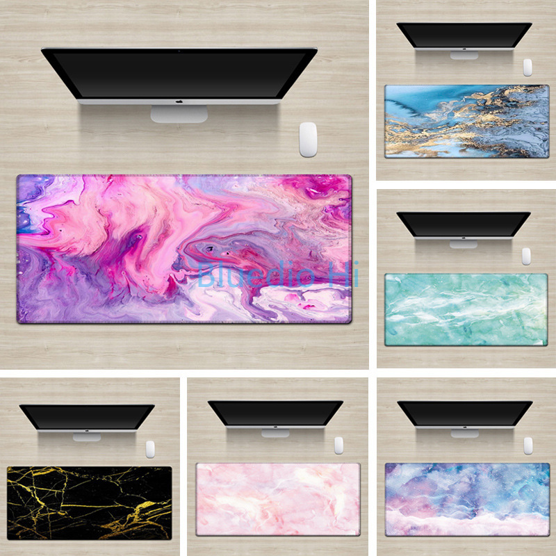 Bluedio Hi Extra Large Mouse Pad Marble Extended Computer NonSlip