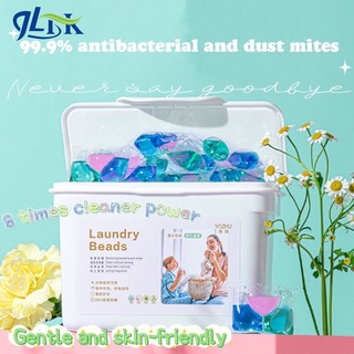 KX 50pcs  Liquid Laundry Detergent Pods Capsules Ball Wash Beads Laundry Long Fragrance Concentrated