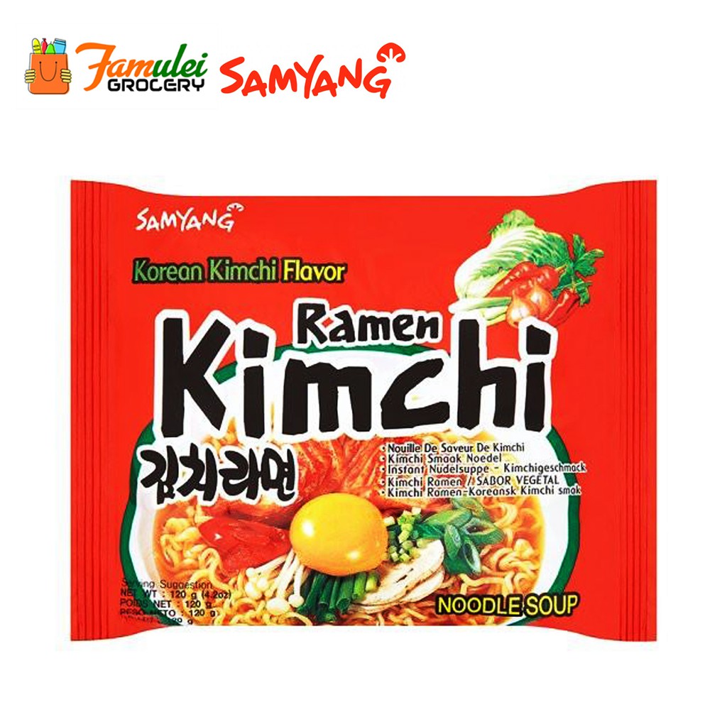 SamYang Korea Kimchi Flavour Ramen Instant Noodle 120g Shopee Philippines