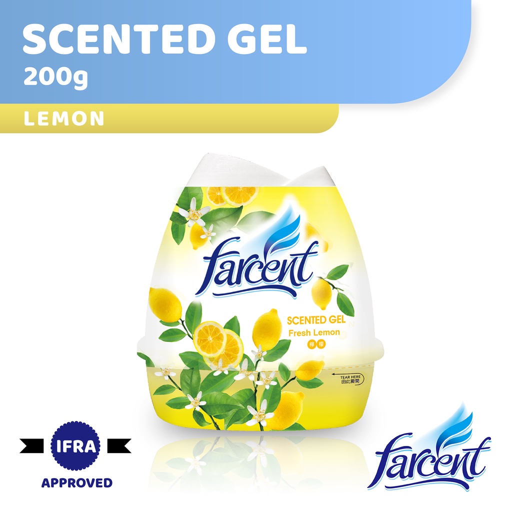 Farcent Air Freshener Scented Gel Lemon 200g 5lRE Shopee Philippines