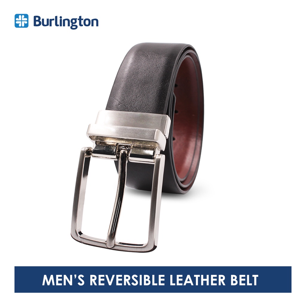 Burlington Men's Reversible Genuine Leather Belt 1 Piece JMLR2103 Shopee Philippines