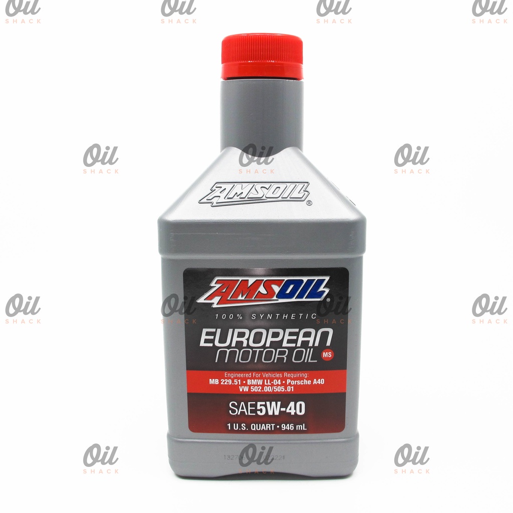 AMSOIL 5W40 MS EUROPEAN ENGINE OIL FULLY SYNTHETIC (1 QUART) | Shopee ...