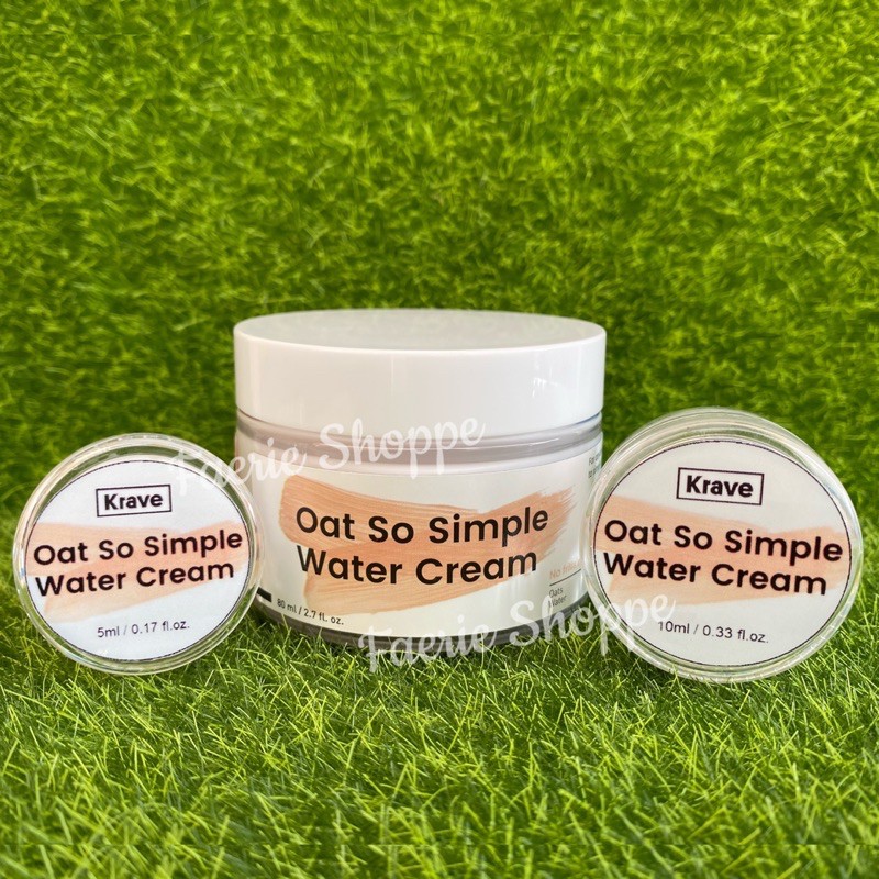 Krave Beauty Oat So Simple Water Cream 5ml / 10ml | Shopee ...