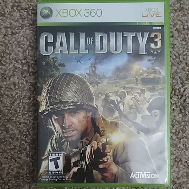 call of duty 3 for xbox 360