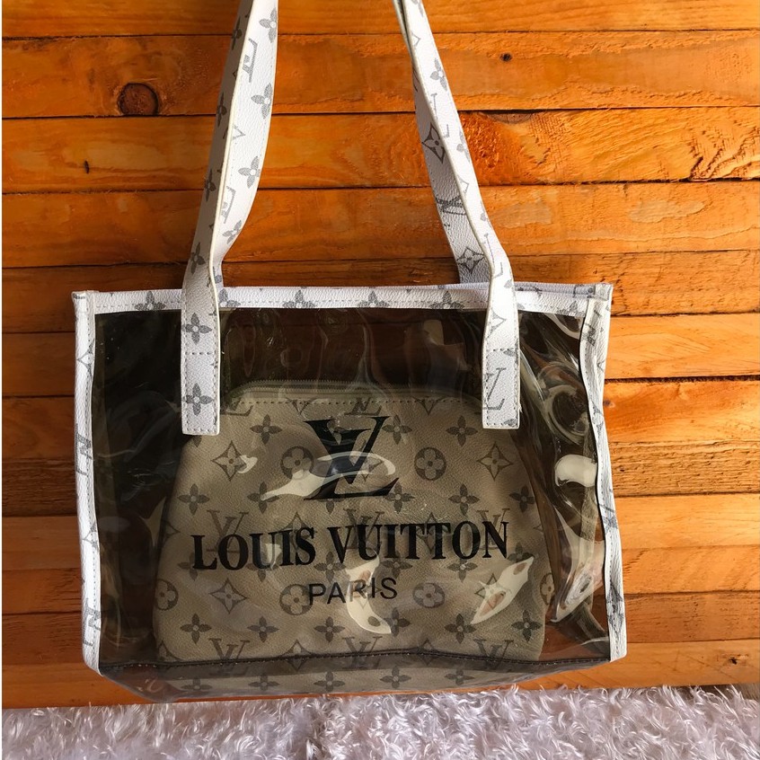 louis vuitton transparent tote