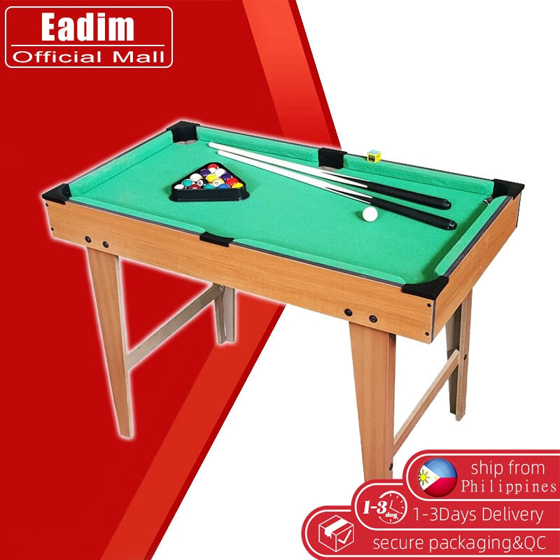 Mini Billiard Table for Kids Wooden With Tall Feet Pool Table Set Taco Billiards Billiard Table