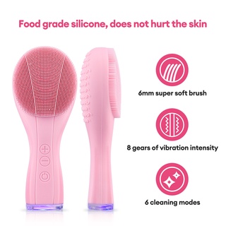 CkeyiN Electric Face Cleansing Brush Sonic Vibrating Facial Cleanser Face Massager Waterproof MR662 #5