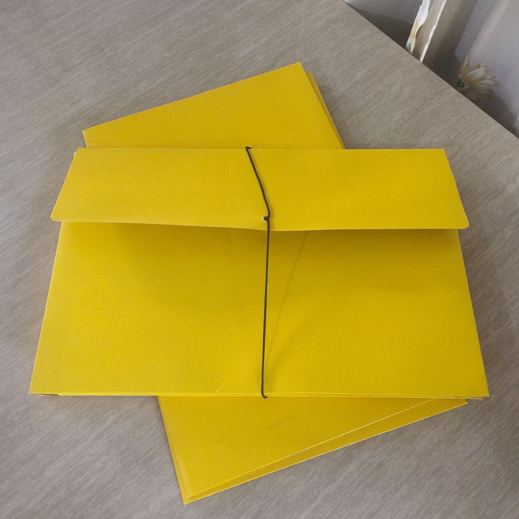 Expanding Long Envelope 10pcs per Pack Yellow, Blue, Kraft Brown
