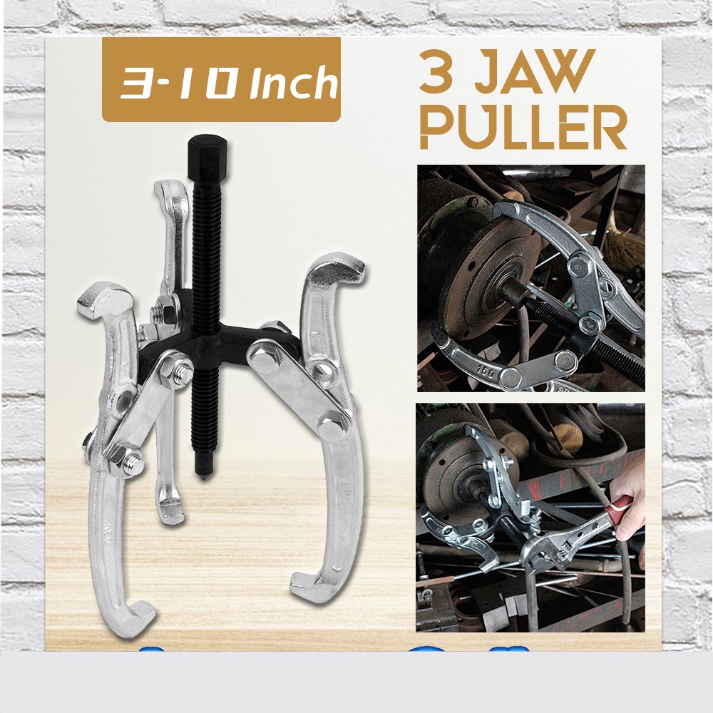 8 3-Jaw Grip Heavy Duty Gear Pullers 