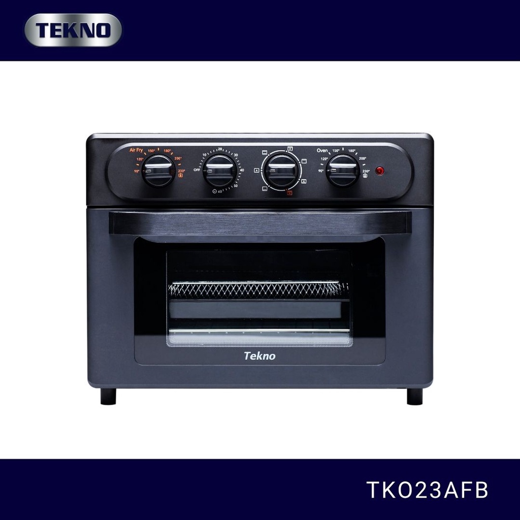 Tekno Air Fryer TKO23AFB (7 function air fry/broil/broil+conv/bake