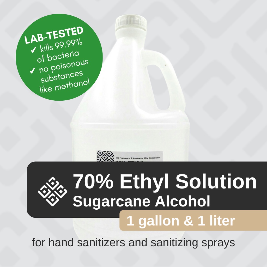 70 Sugarcane Ethyl Alcohol (Ready To Use; Labtested; Sanitizing; No