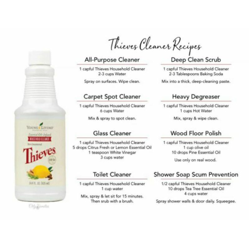 Thieves Cleaner Recipe For Carpet Dandk Organizer