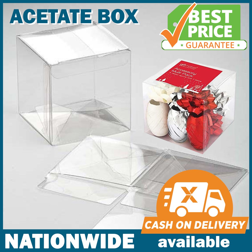 50pcs/pack Acetate Boxes for event souvenirs Shopee Philippines