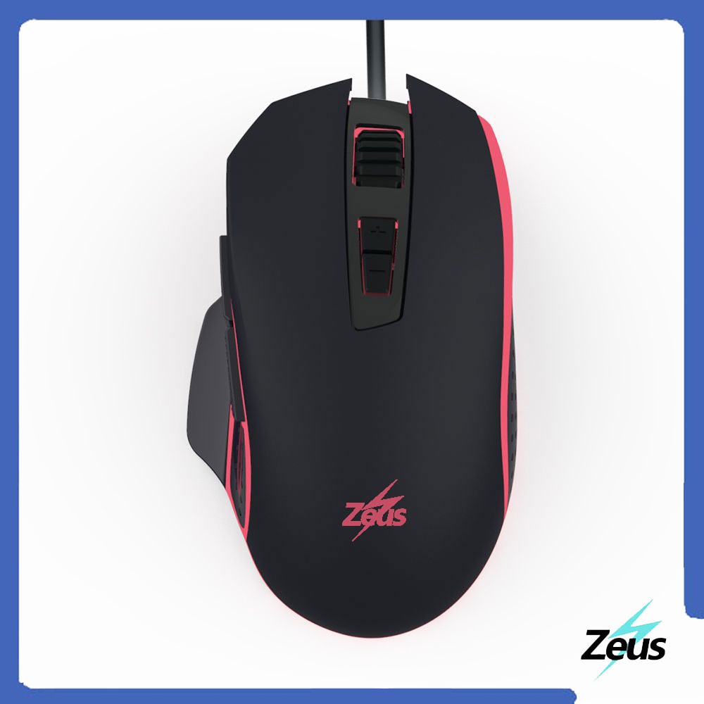 Zeus M550 ( Black Mamba ) Wired Gaming Mouse With Breathing Backlight