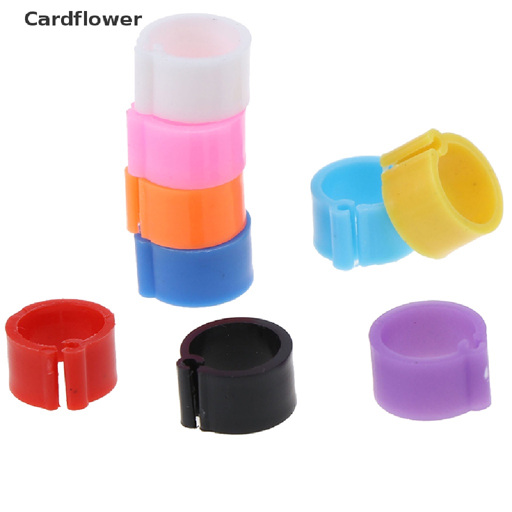 <Cardflower> 100 Pcs Inner Diameter 8mm Pigeon Leg Poultry Dove Bird Parrot Clip Rings
 On Sale #4