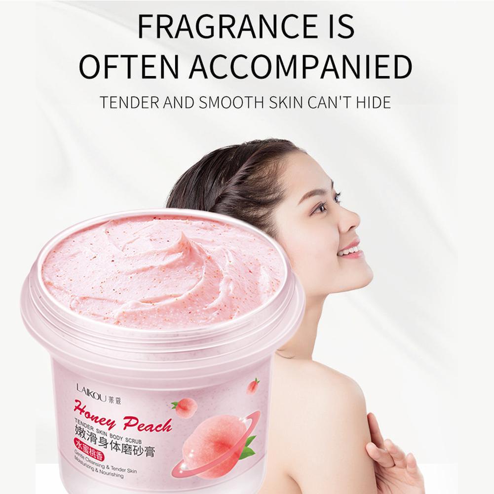 Niacinamide Body Scrub Ice Cream Peach Scrub Exfoliating Care H9Y8 Body