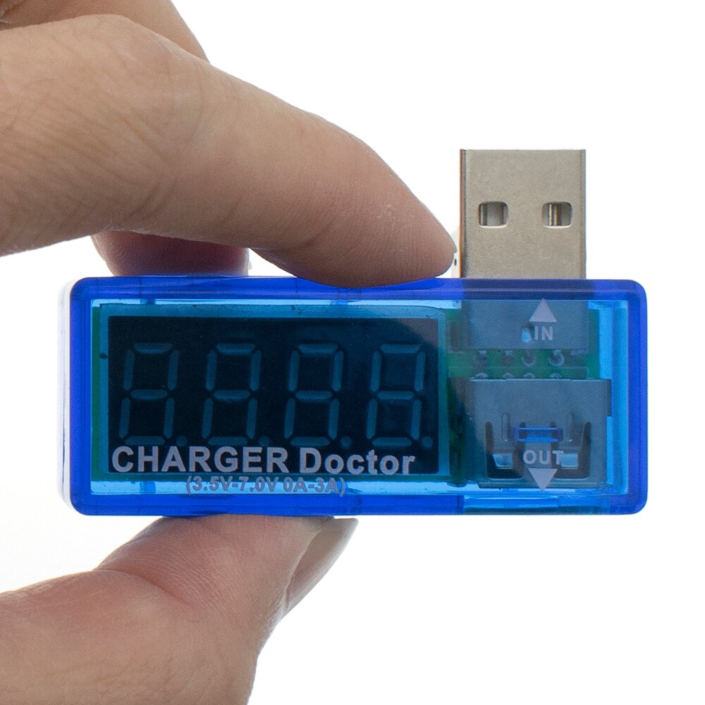 Digital USB Mobile Power charging current voltage Tester Meter Mini USB  charger doctor voltmeter ammeter LED display | Shopee Philippines