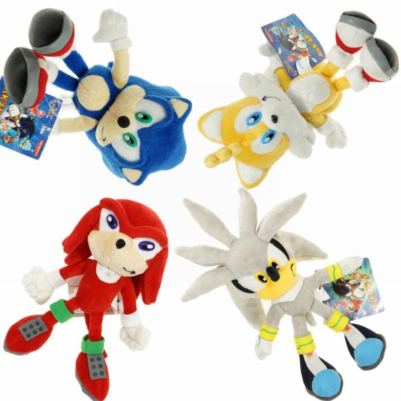 sonic plush silver