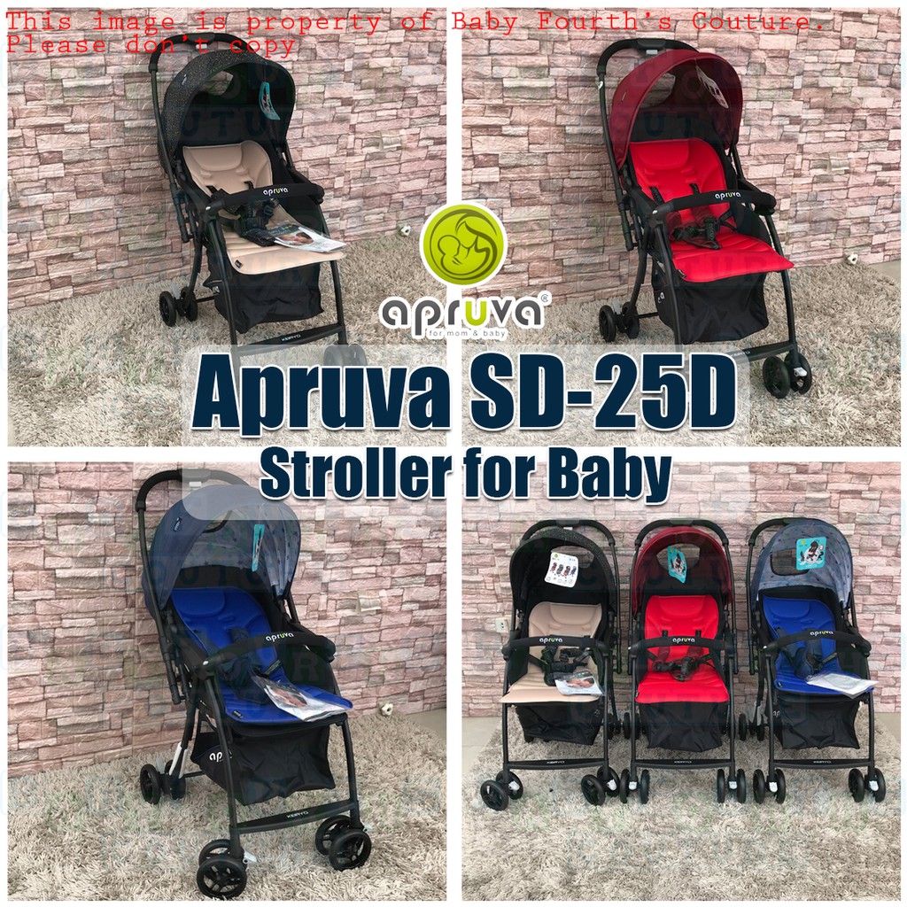 Cod Apruva Stroller For Baby Sd 25d Keiryo Lightweight Reversible Handle Shopee Philippines