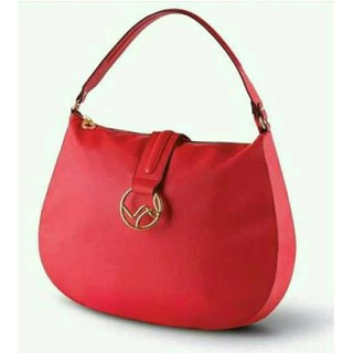 Oriflame Sweden Passion Red Saffiano Leather Hobo Bag Handbag | Shopee Philippines