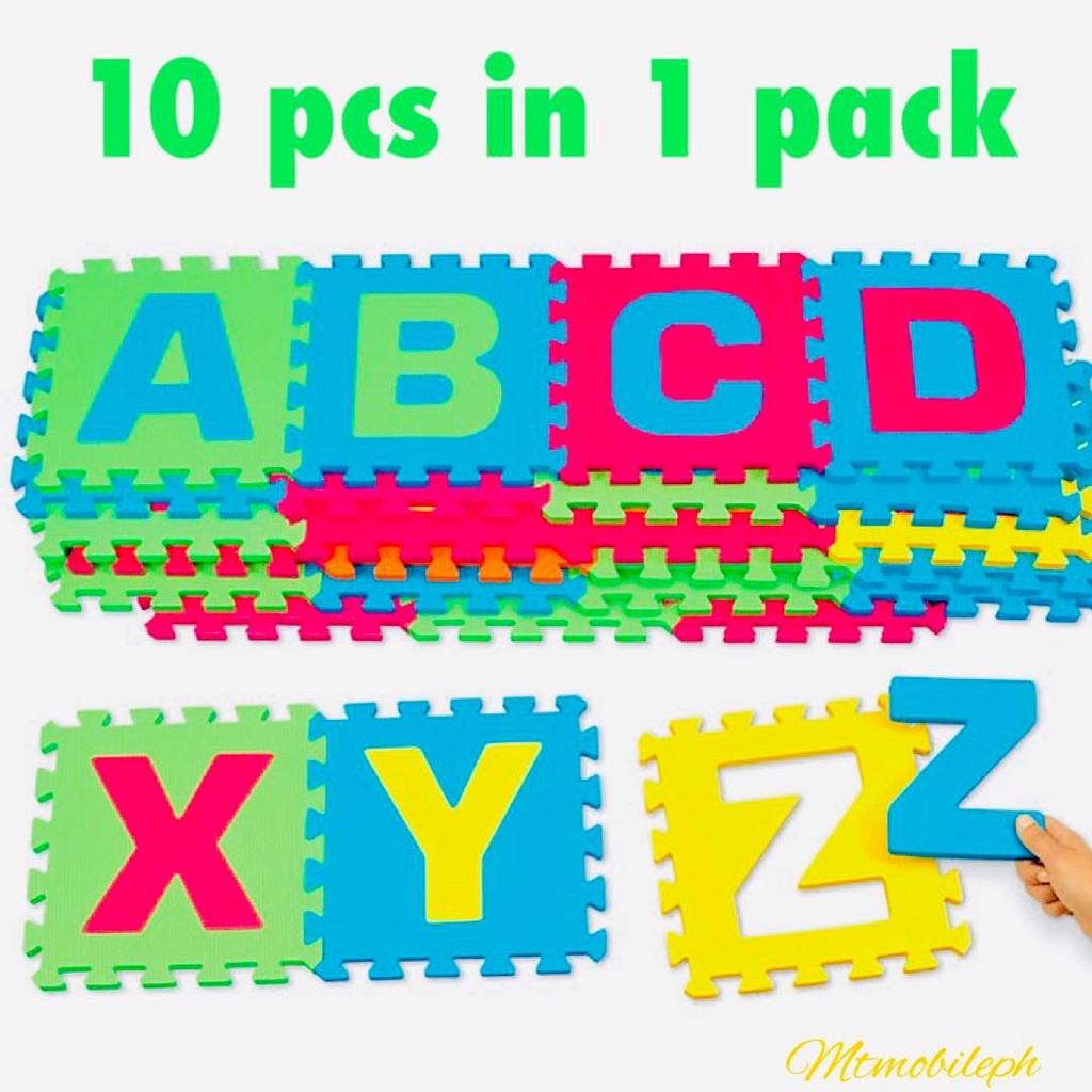 FOAM PUZZLE PIECE PLAY MAT for playtime playtime and game time 10 pcs set Shopee Philippines