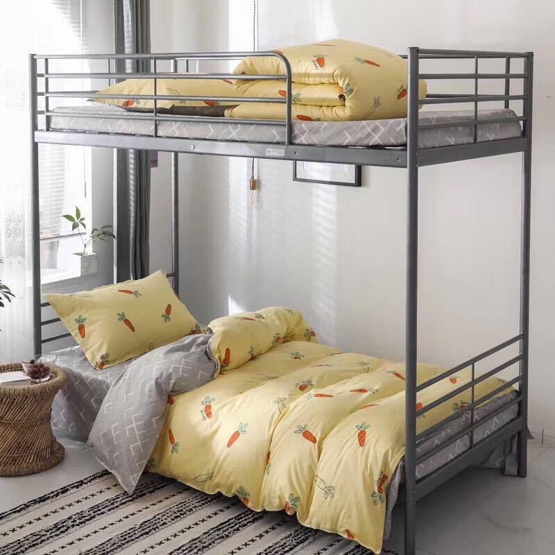 Student Dormitory Single Bed Cotton Three Piece Bunk Bed Bedding Set Cotton Three Piece Suit Shopee Philippines