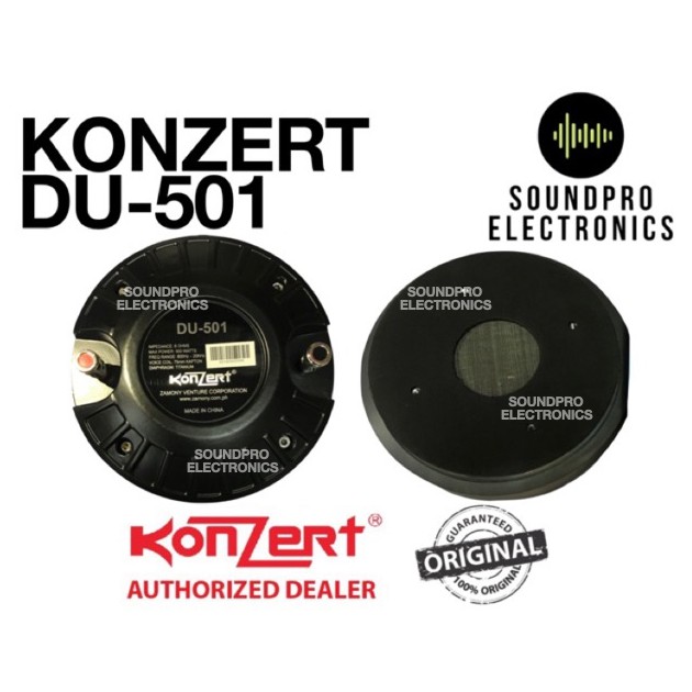 Konzert Du-501 500w Speaker Driver 100% Original Free Condenser 