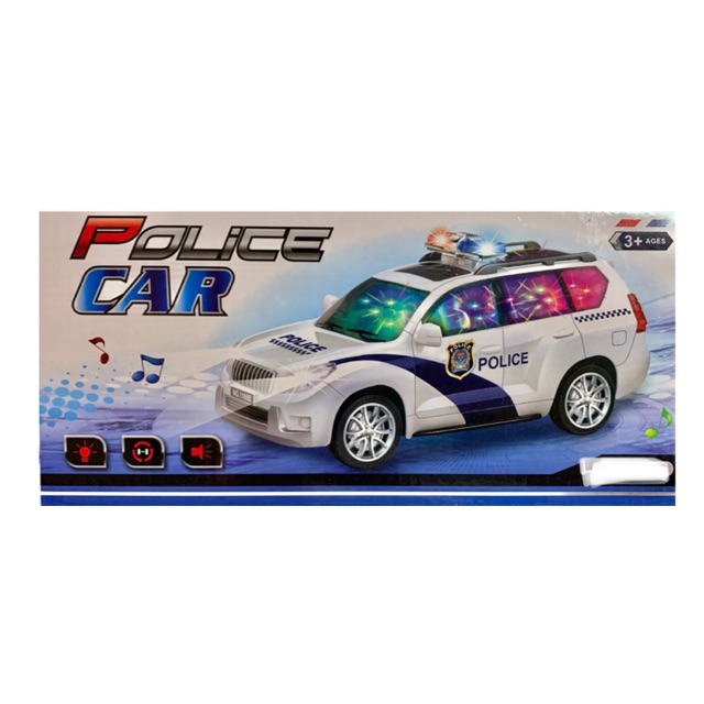 battery operated police car toy