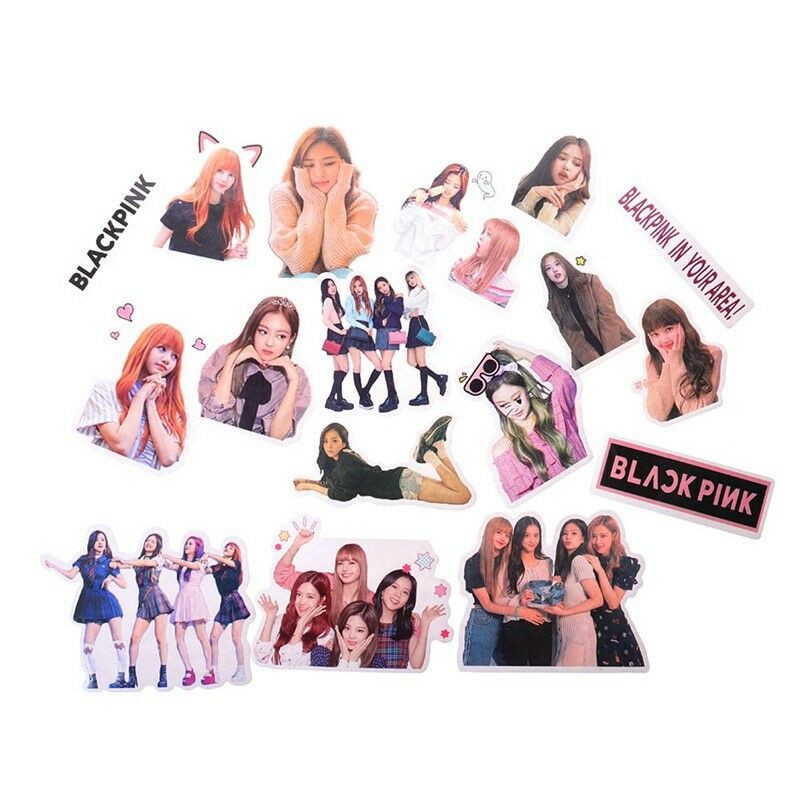 fecome KPOP BLACKPINK Decal Stickers DIY Album Scrapbook Fans Gift