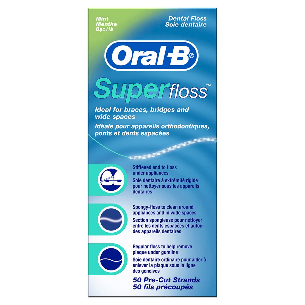 Oral B Superfloss 50pcs Super Floss Single Or Box Of 2 Save On