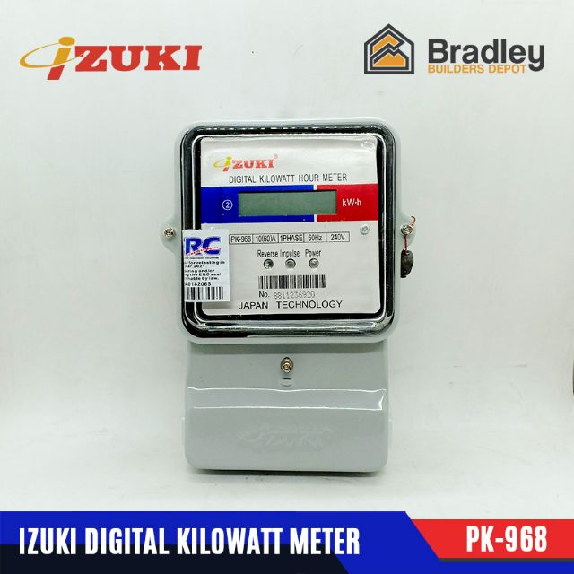Izuki Digital Kilowatt Hour Meter (PK968) Shopee Philippines