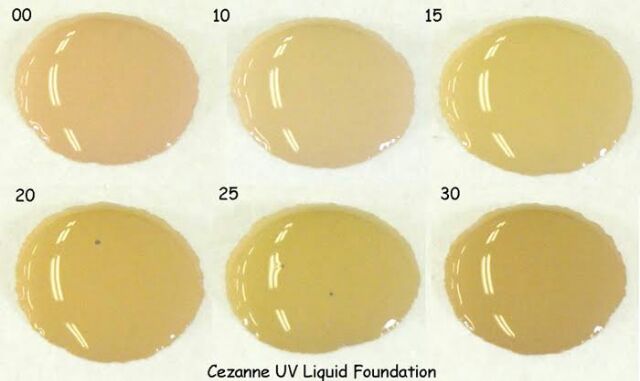 cezanne uv liquid foundation